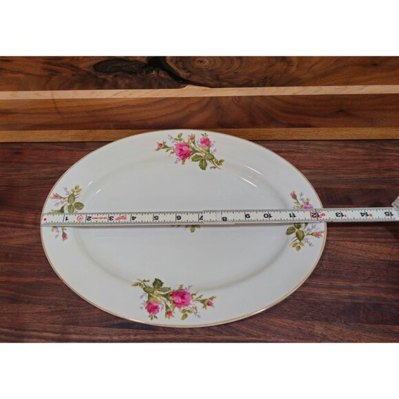 Thames Porcelain China "Moss Rose" 12" Platter - Picture 2 of 5